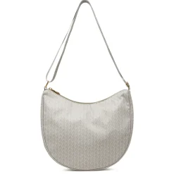 Borsa a Tracolla Beige da Donna con logo all-over Dimensione Danza