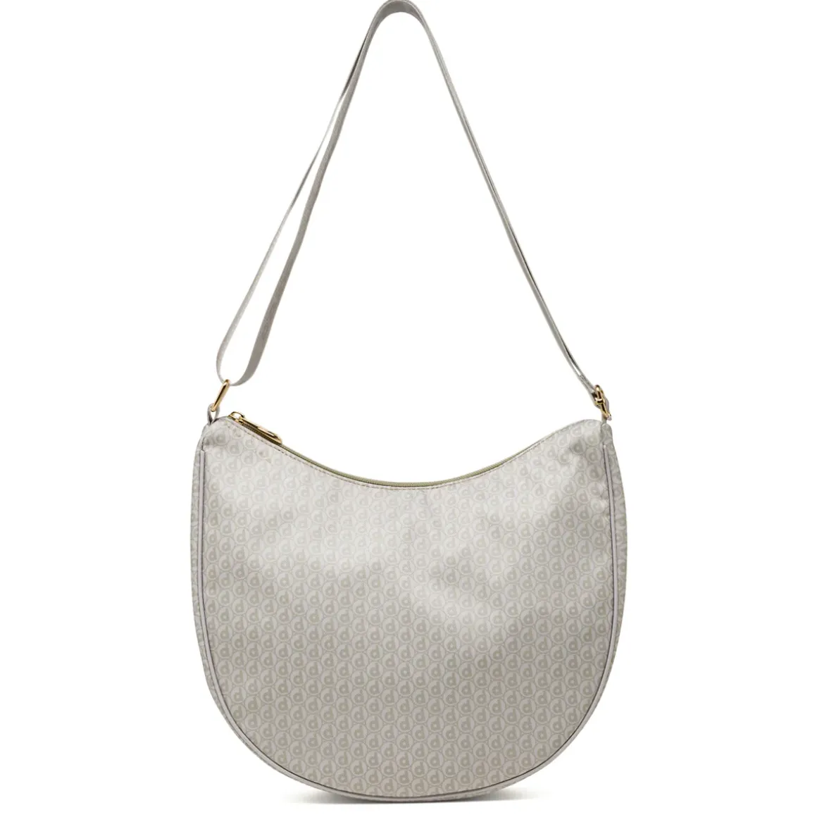 Borsa a Tracolla Beige da Donna con logo all-over Dimensione Danza