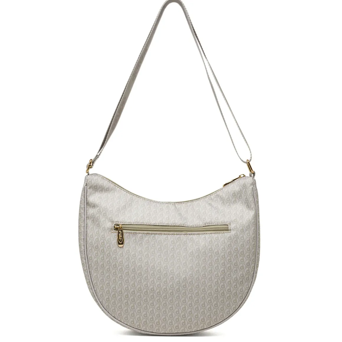 Borsa a Tracolla Beige da Donna con logo all-over Dimensione Danza