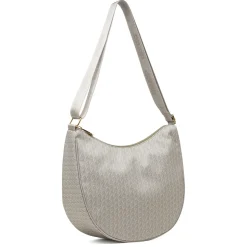 Borsa a Tracolla Beige da Donna con logo all-over Dimensione Danza