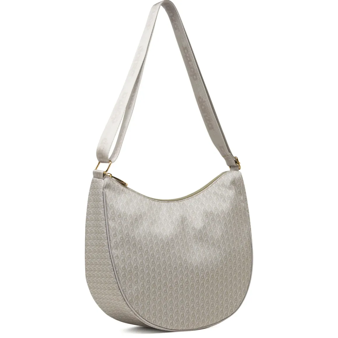 Borsa a Tracolla Beige da Donna con logo all-over Dimensione Danza