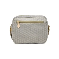 Borsa a tracolla beige Donna con logo allover Dimensione Danza