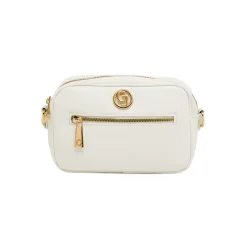 Borsa a tracolla bianca da Donna con dettagli floreali Carrera Jeans