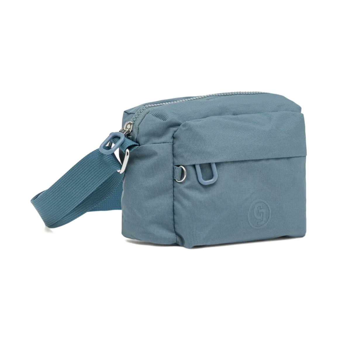 Borsa a tracolla Blu Donna in tessuto tecnico con charm Carrera Jeans