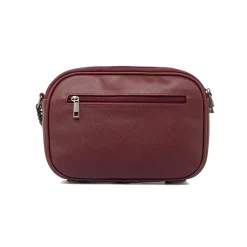 Borsa a tracolla Bordeaux da Donna con chiusura zip Lora Ferres
