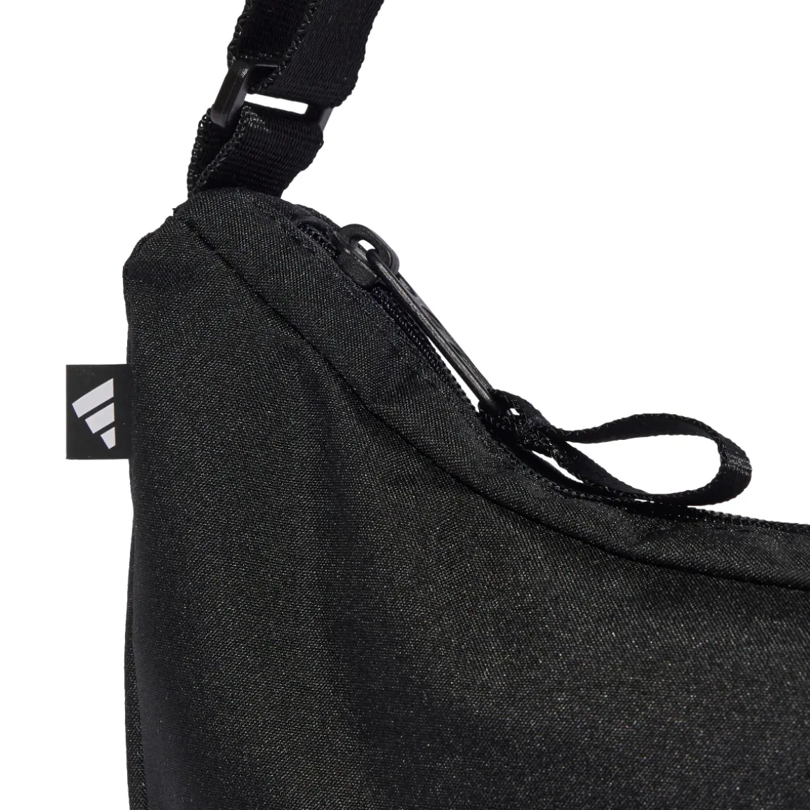 Borsa a tracolla da donna adidas nera con logo a contrasto