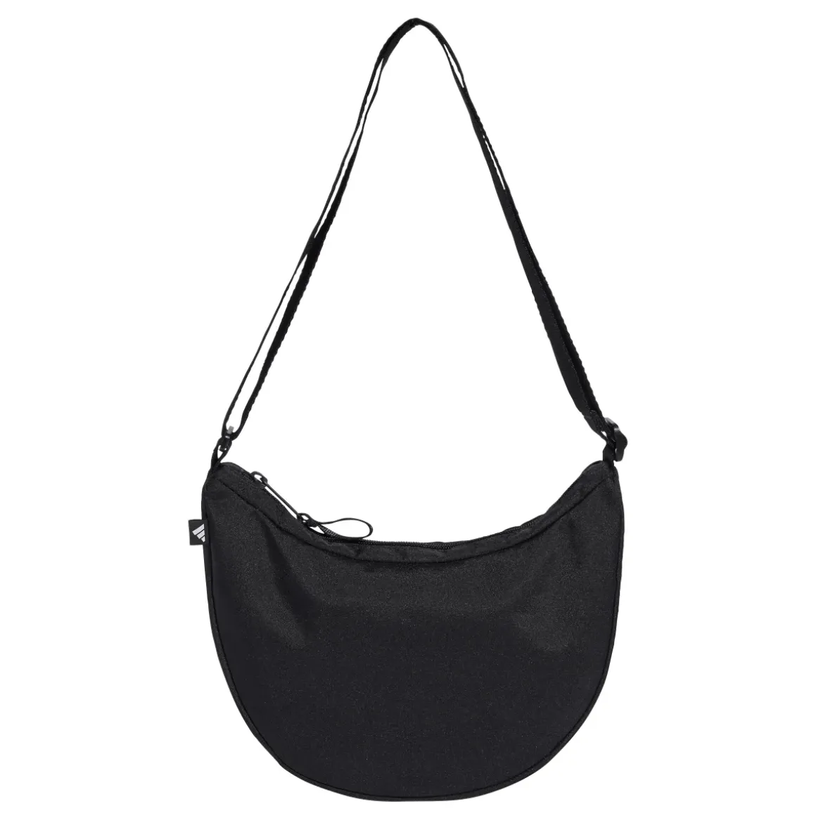 Borsa a tracolla da donna adidas nera con logo a contrasto