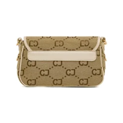 Borsa a tracolla da Donna beige con dettagli oro Carrera Jeans