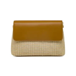 Borsa a tracolla da Donna beige e marrone con tracolla Lora Ferres