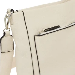Borsa a Tracolla da Donna Bianca con tasca Lora Ferres