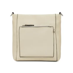 Borsa a Tracolla da Donna Bianca con tasca Lora Ferres