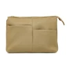 Borsa a tracolla da donna Lora Ferres beige con tasche frontali