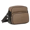 Borsa a Tracolla da Donna Marrone con Doppia Tasca Swish Jeans