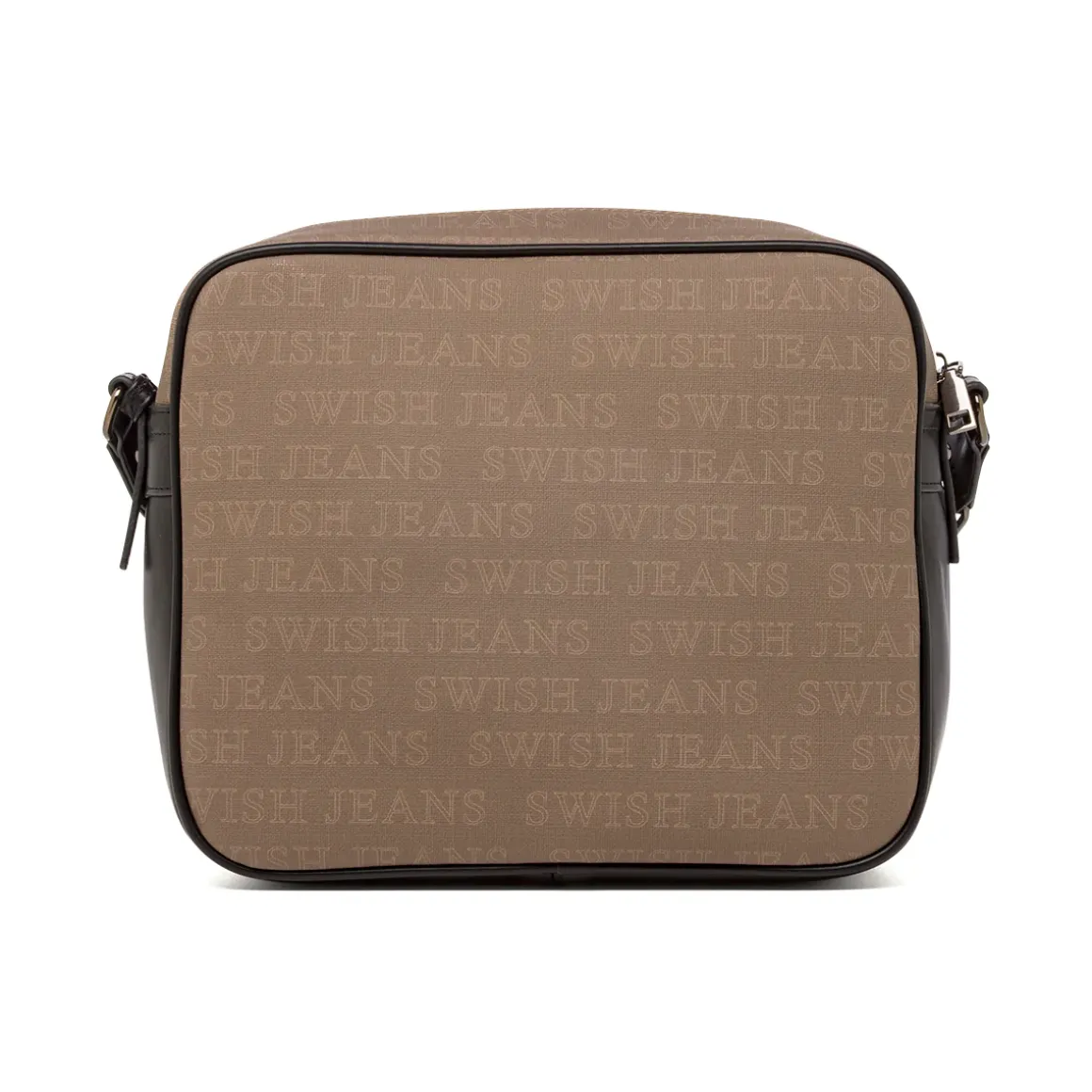 Borsa a Tracolla da Donna Marrone con Doppia Tasca Swish Jeans