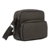 Borsa a Tracolla da Donna Nera con Doppia Tasca Swish Jeans