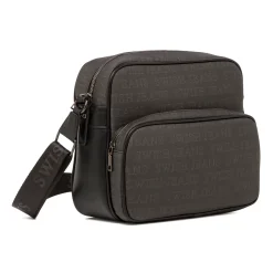Borsa a Tracolla da Donna Nera con Doppia Tasca Swish Jeans
