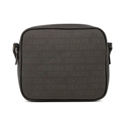 Borsa a Tracolla da Donna Nera con Doppia Tasca Swish Jeans