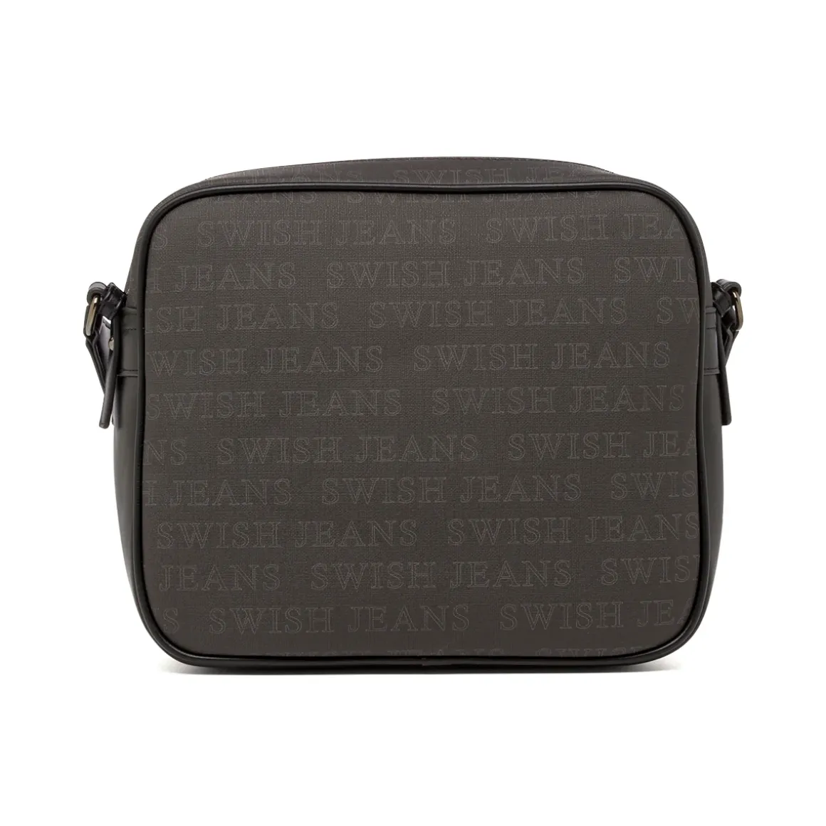 Borsa a Tracolla da Donna Nera con Doppia Tasca Swish Jeans