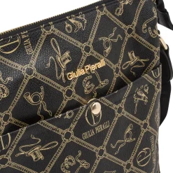 Borsa a tracolla da Donna nera con tasca frontale Giulia Pieralli