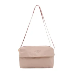 Borsa a tracolla da donna rosa Dimensione Danza con logo frontale