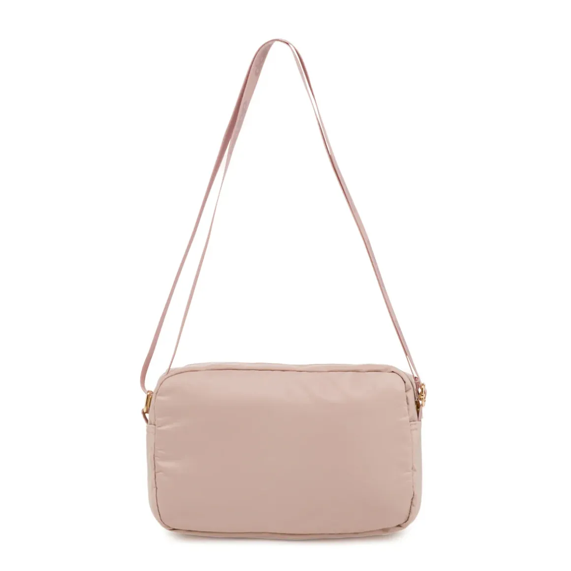 Borsa a tracolla da donna rosa Dimensione Danza con logo frontale
