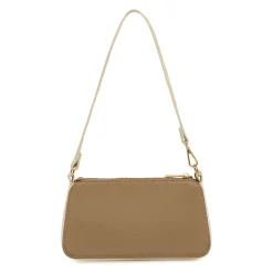 Borsa a tracolla da Donna taupe e marrone con catena Lora Ferres