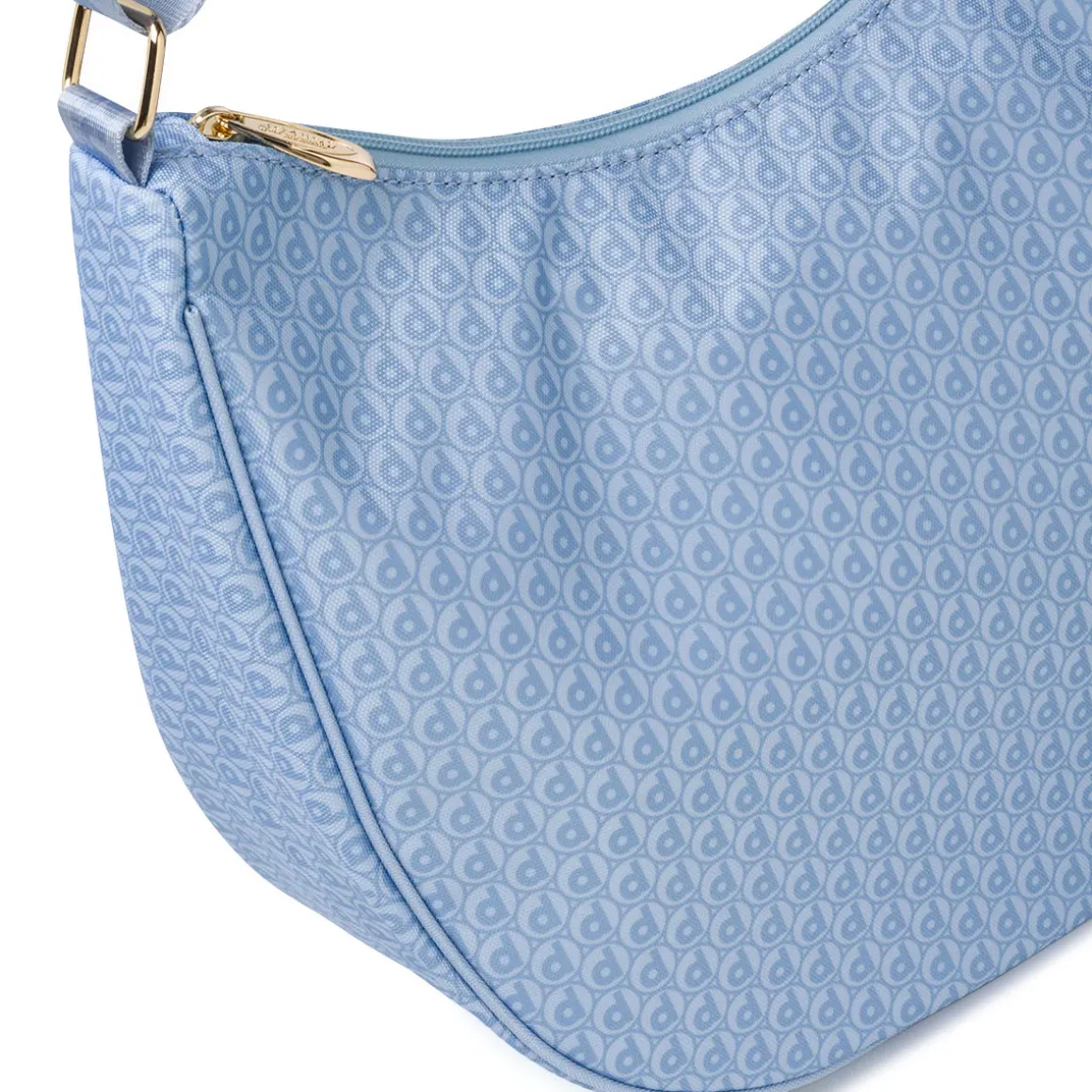 Borsa a Tracolla Donna azzurra con monogram Dimensione Danza