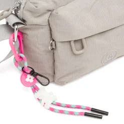 Borsa a tracolla Donna Nude in tessuto tecnico con charm Carrera Jeans