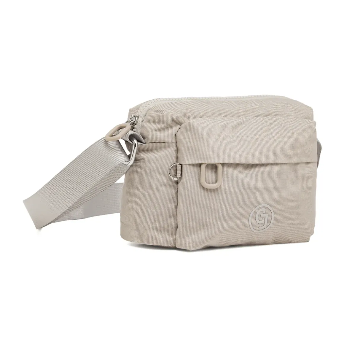 Borsa a tracolla Donna Nude in tessuto tecnico con charm Carrera Jeans