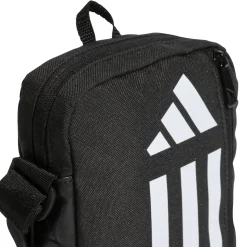 Borsa a tracolla Essentials Training nera con logo frontale adidas