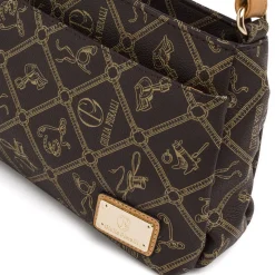 Borsa a tracolla marrone da Donna con stampa all-over Giulia Pieralli