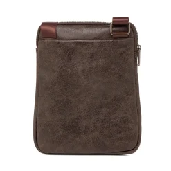 Borsa a tracolla marrone da Uomo con tasca frontale Carrera Jeans