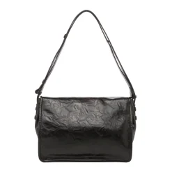 Borsa a tracolla nera da Donna effetto invecchiato Lora Ferres