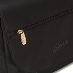 Borsa a Tracolla Nera da Donna con Patta Dimensione Danza