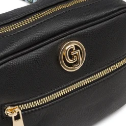 Borsa a tracolla nera da Donna con dettagio florale Carrera Jeans