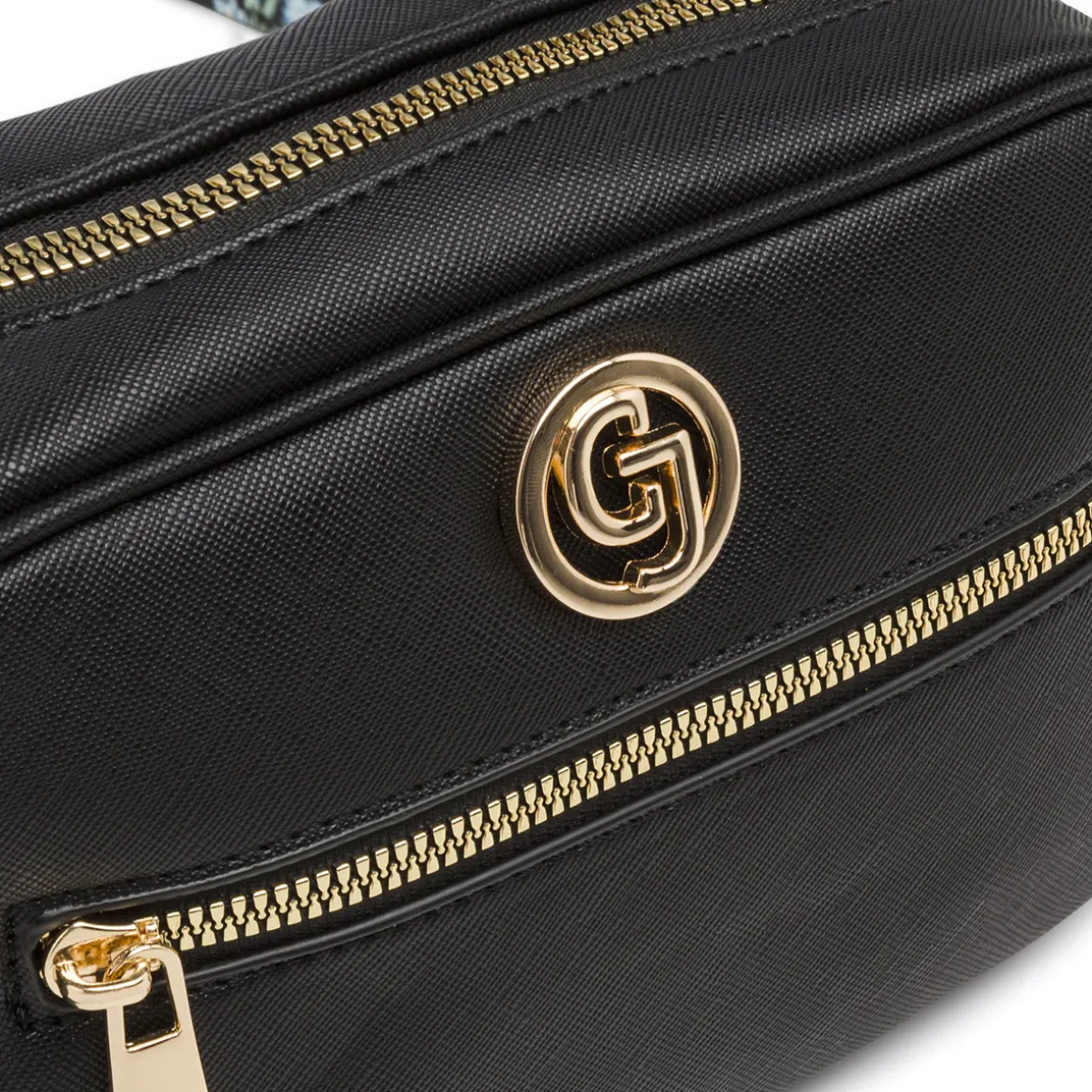 Borsa a tracolla nera da Donna con dettagio florale Carrera Jeans