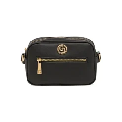 Borsa a tracolla nera da Donna con dettagio florale Carrera Jeans