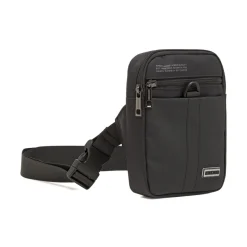 Borsa a Tracolla Nera da Uomo con tasche Americanino