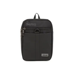 Borsa a Tracolla Nera da Uomo con tasche Americanino
