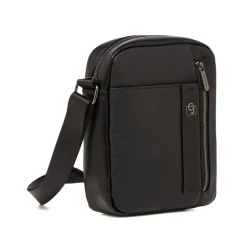Borsa a tracolla nera da Uomo con tasca frontale Carrera Jeans