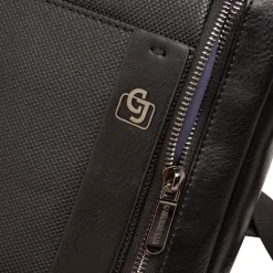 Borsa a tracolla nera da Uomo con tasca frontale Carrera Jeans
