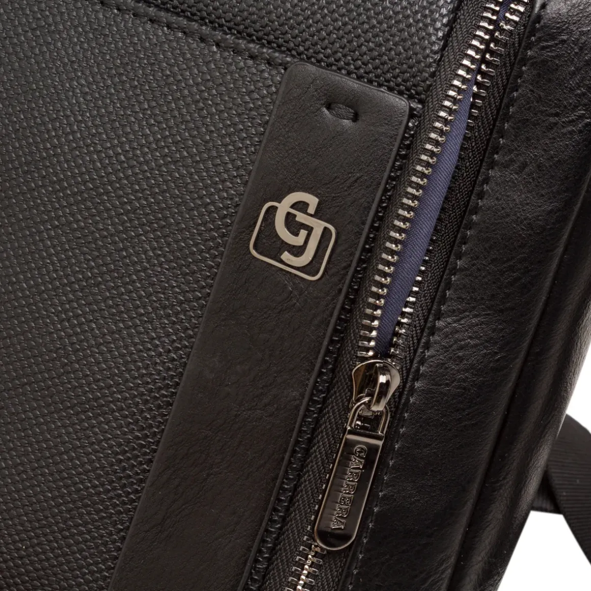 Borsa a tracolla nera da Uomo con tasca frontale Carrera Jeans