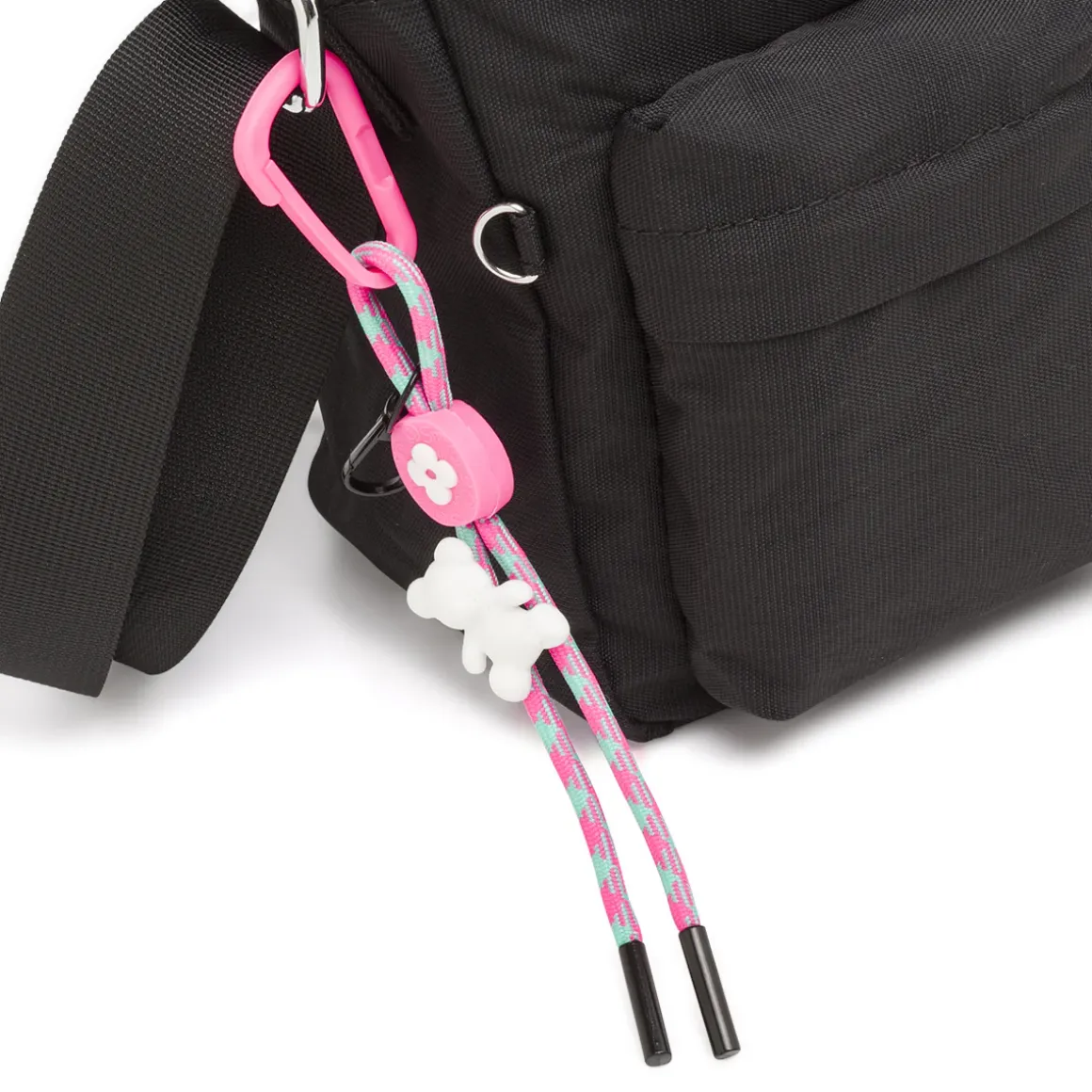 Borsa a tracolla Nera Donna in tessuto tecnico con tasche Carrera Jeans