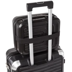 Borsa cabina nera rigida con attacco trolley Romeo Gigi Milano