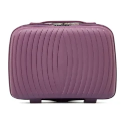 Borsa cabina viola rigida con attacco trolley Romeo Gigi Milano
