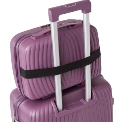 Borsa cabina viola rigida con attacco trolley Romeo Gigi Milano