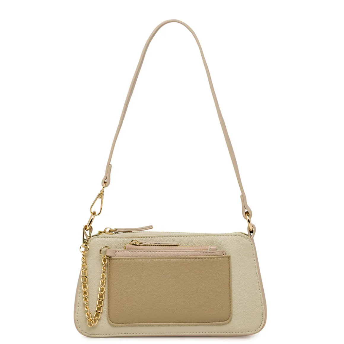 Borsa da Donna Beige con tripla pochette Lora Ferres