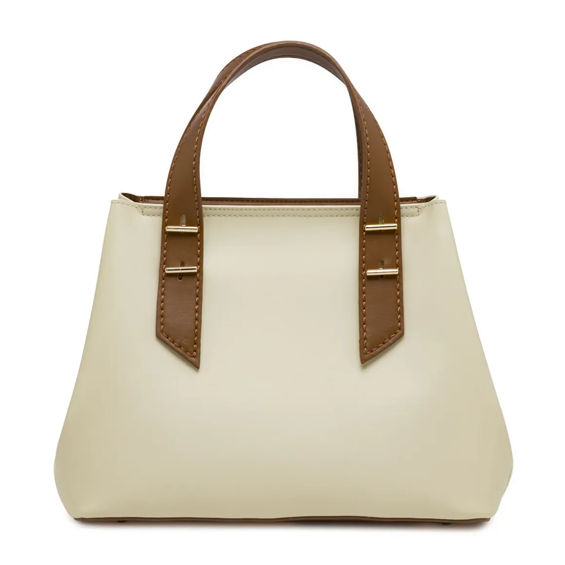 Borsa da donna bianca con dettagli in contrasto Lora Ferres