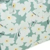 Borsa da mare azzurra da Donna con frange e stampa floreale Naj Oleari