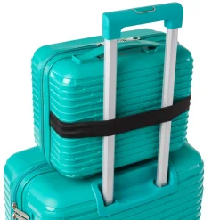 Borsa da Viaggio boarding bag verde acqua rigida Romeo Gigli Milano